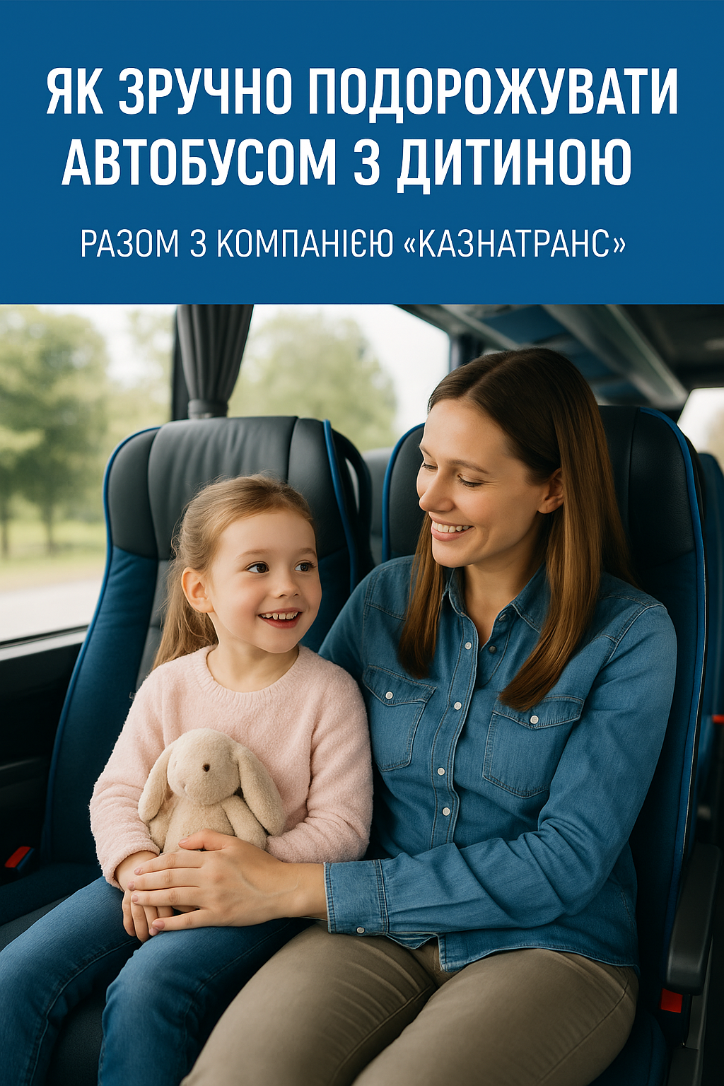 Як зручно подорожувати автобусом з дитиною: поради для батьків
